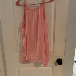 Thalia Sodi Pink Chain-Strap Tank Top